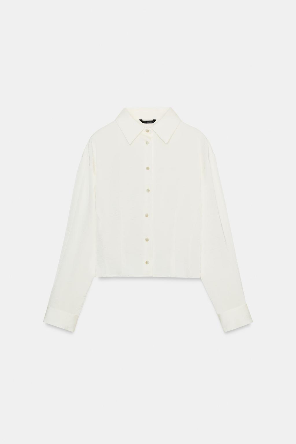 АТЛАСНАЯ РУБАШКА С ПРИТАЛЕННЫМ СИЛУЭТОМ