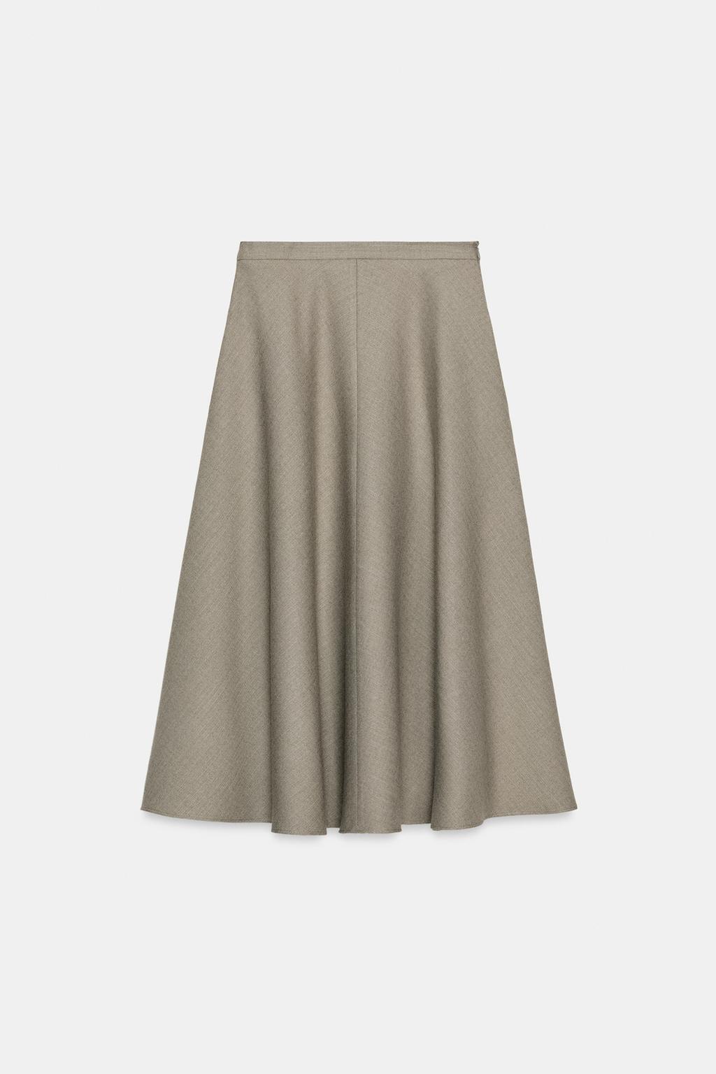 ШИРОКАЯ ЮБКА В ЕЛОЧКУ — ZW COLLECTION