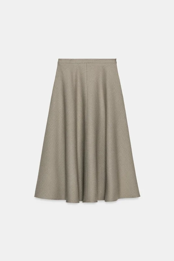 ШИРОКАЯ ЮБКА В ЕЛОЧКУ — ZW COLLECTION