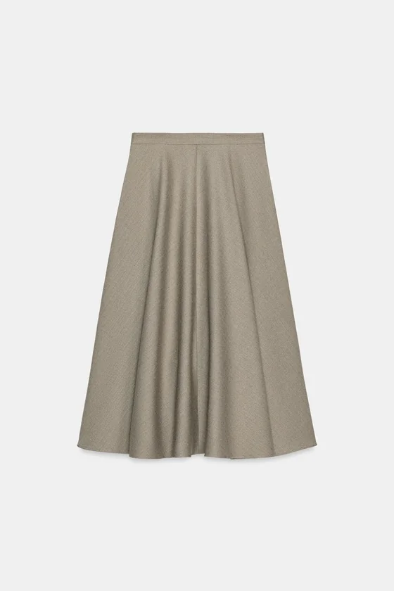 ШИРОКАЯ ЮБКА В ЕЛОЧКУ — ZW COLLECTION
