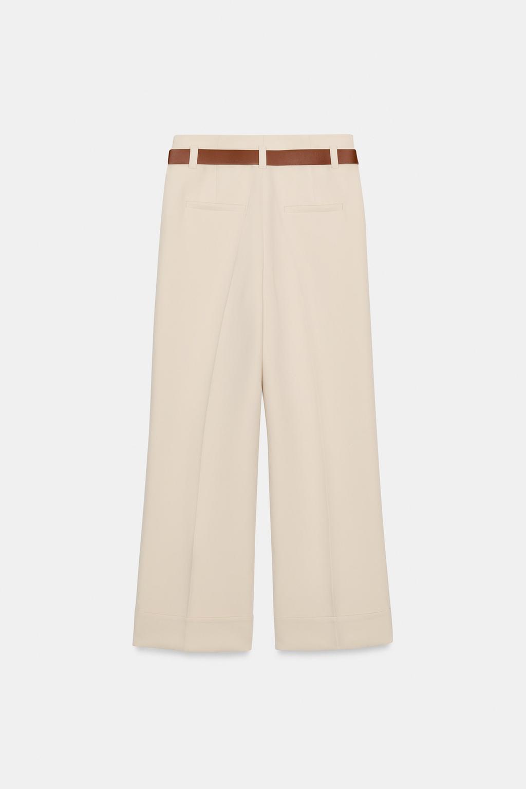 БРЮКИ С ОТВОРОТАМИ И РЕМНЕМ