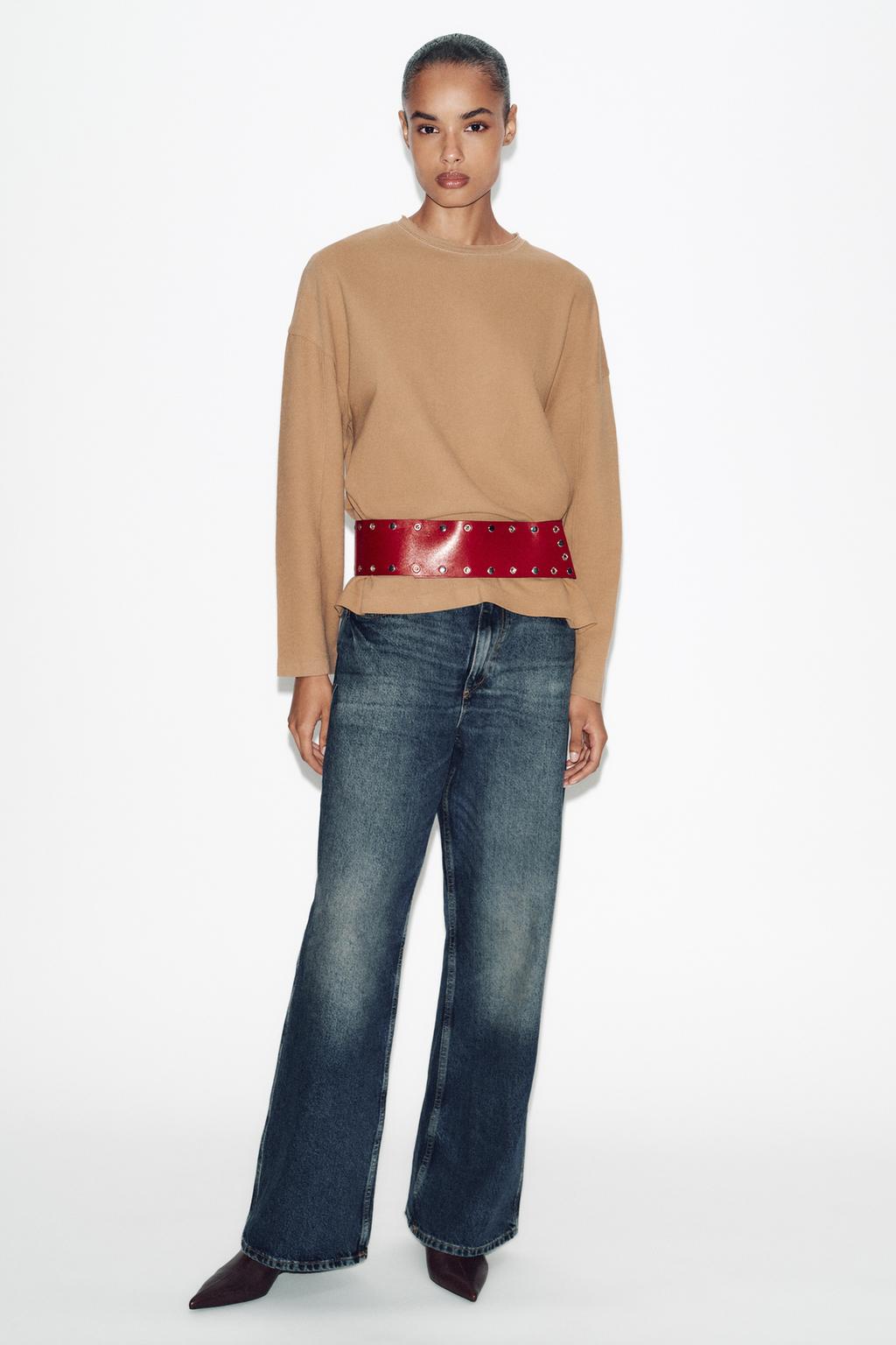 КОЖАНЫЙ РЕМЕНЬ-КОРСЕТ СО 100% ЗАКЛЕПКАМИ