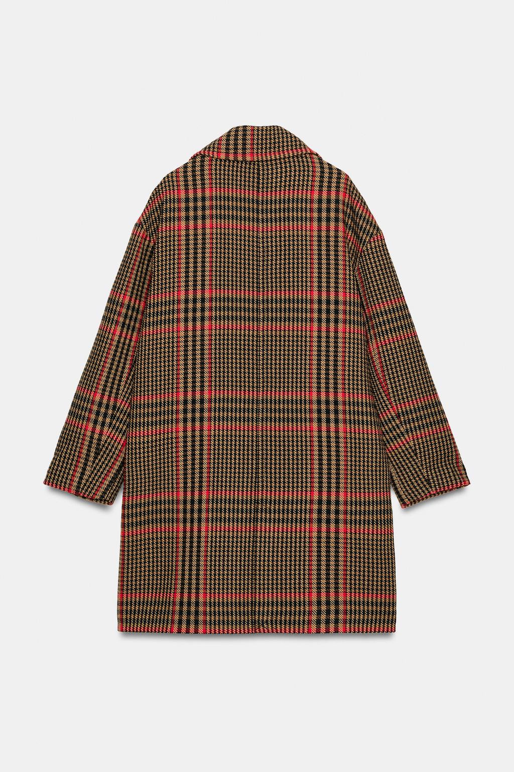 ПАЛЬТО ОВЕРСАЙЗ В КЛЕТКУ