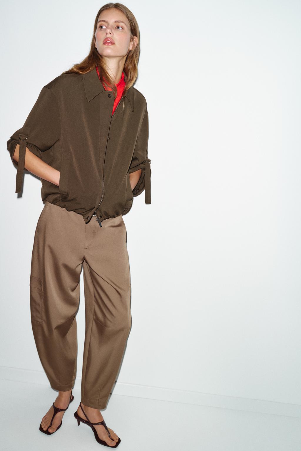 БОМБЕР С ПОДВЕРНУТЫМИ РУКАВАМИ