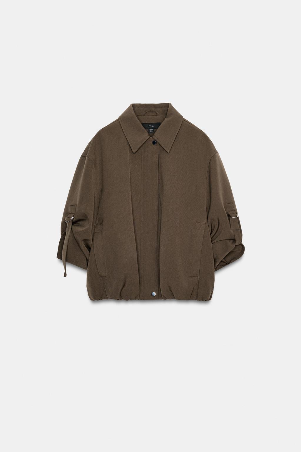 БОМБЕР С ПОДВЕРНУТЫМИ РУКАВАМИ