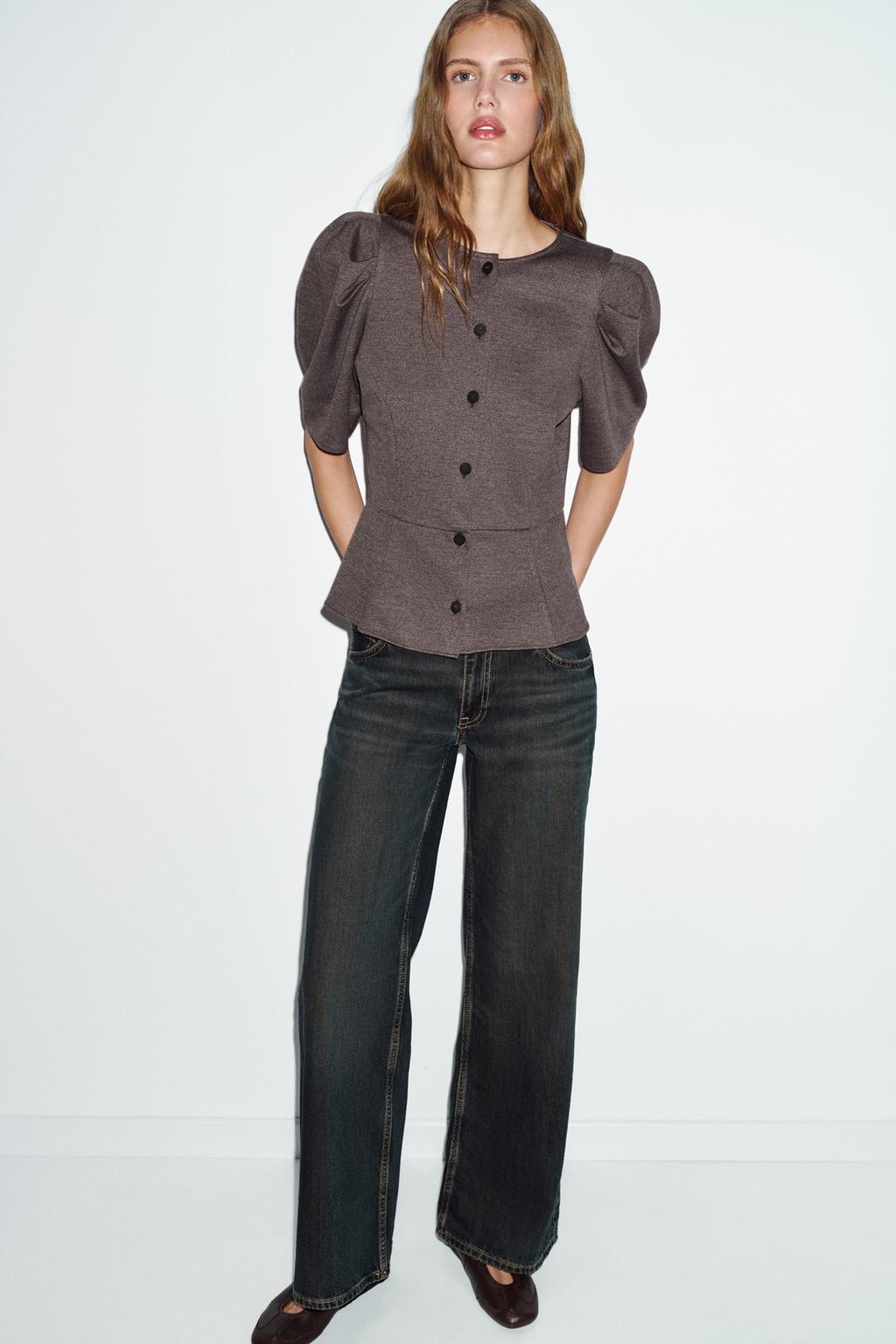 ТОП С ОБЪЕМНЫМИ РУКАВАМИ