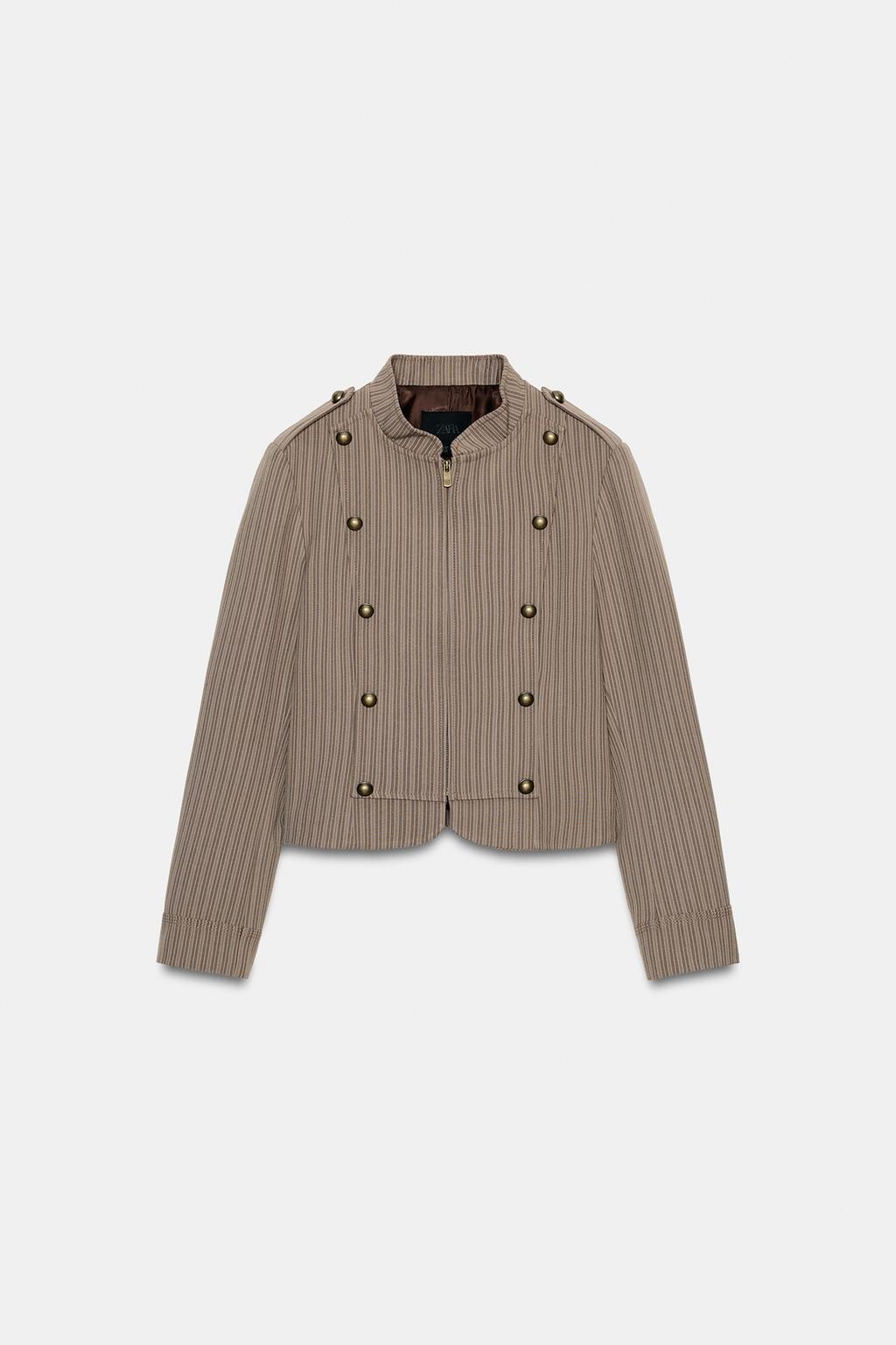 БЛЕЙЗЕР ПРИТАЛЕННОГО КРОЯ В ПОЛОСКУ