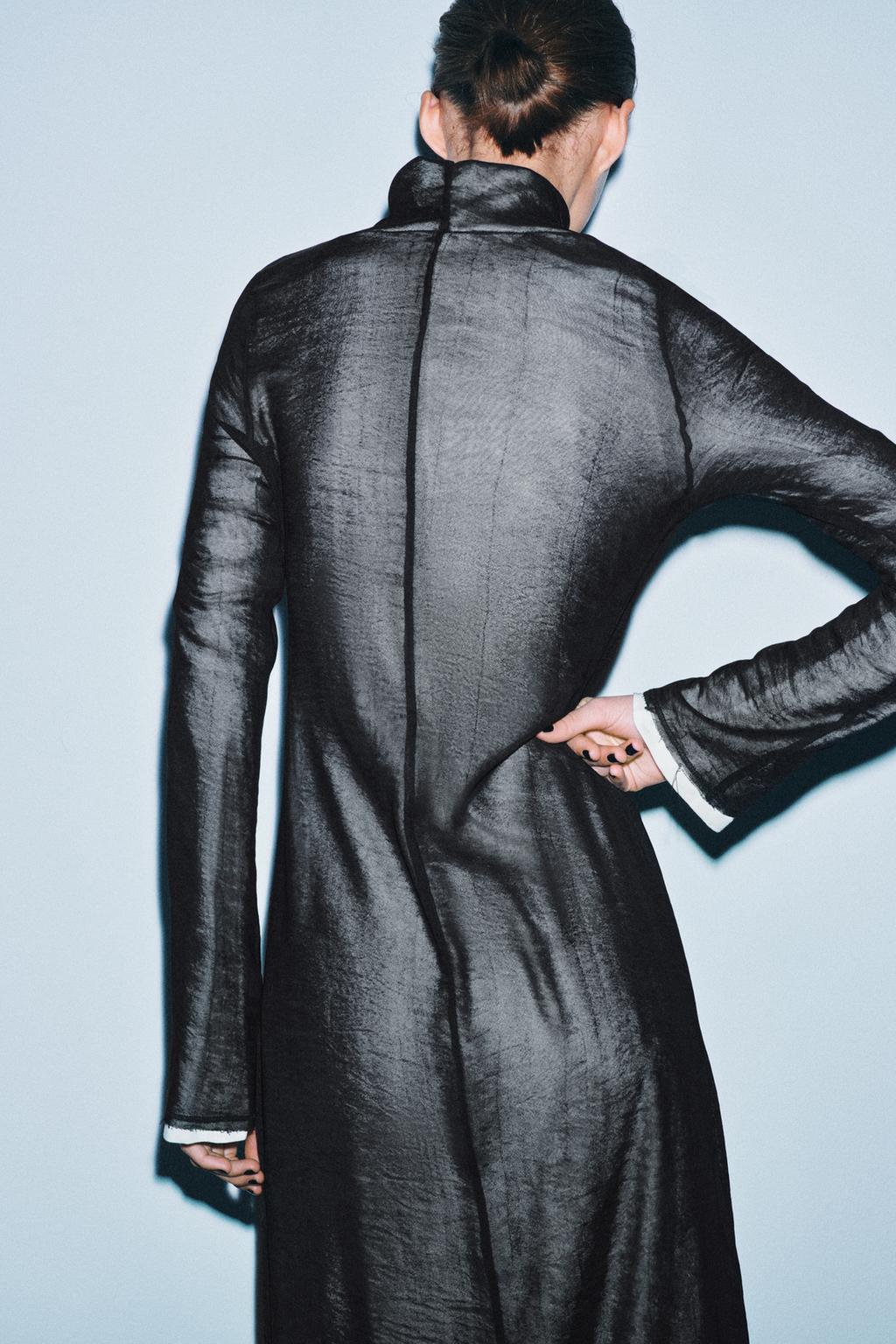 ДЛИННОЕ КОМБИНИРОВАННОЕ ПЛАТЬЕ