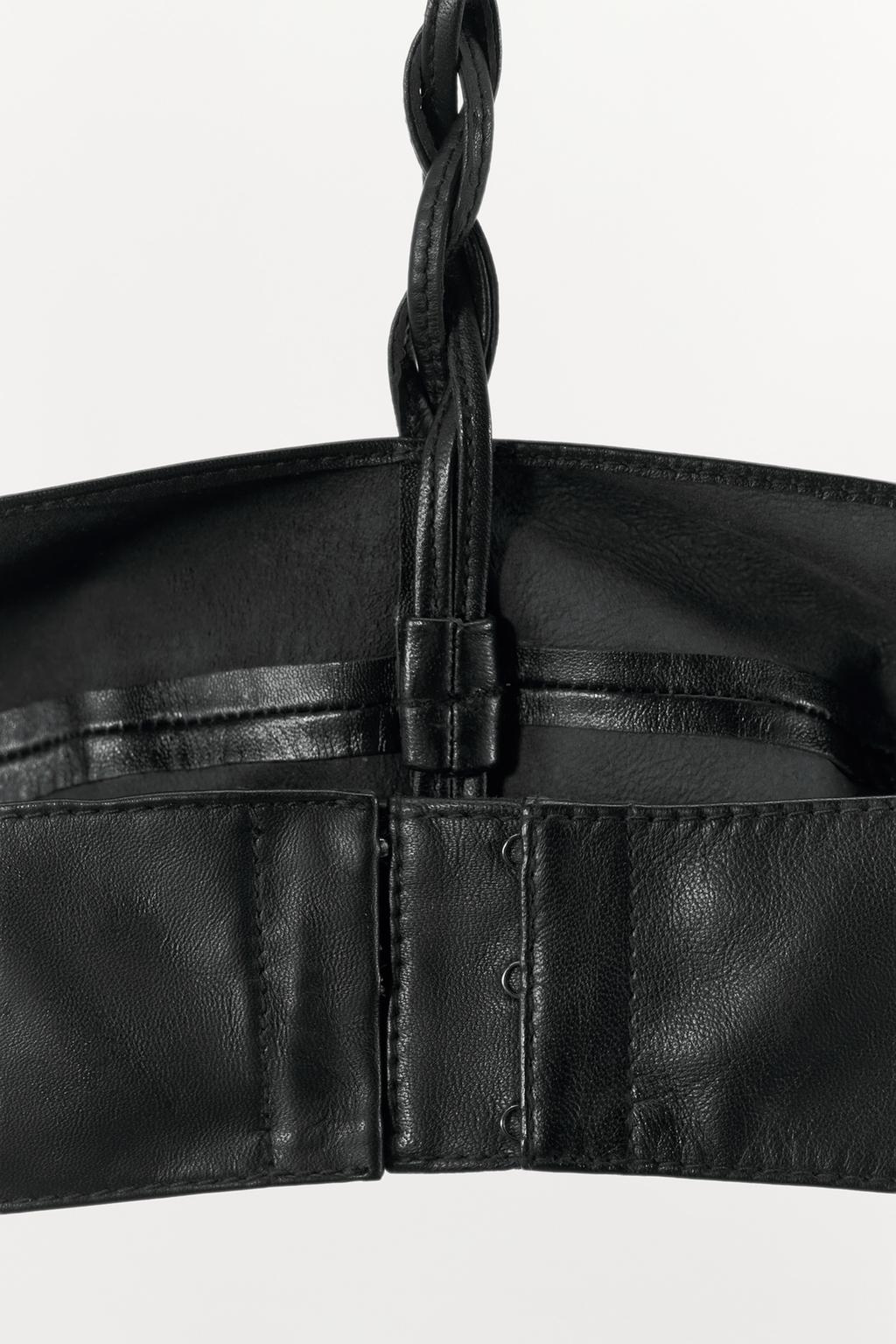 БЮСТГАЛЬТЕР ИЗ 100% ПЛЕТЕНОЙ КОЖИ