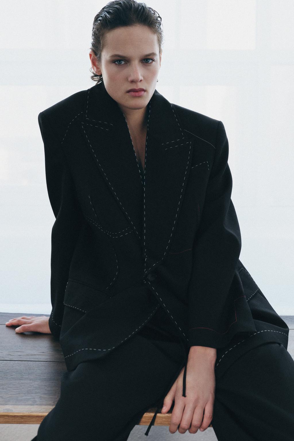 БЛЕЙЗЕР С КОНТРАСТНОЙ ОТСТРОЧКОЙ — LIMITED EDITION, ZW COLLECTION