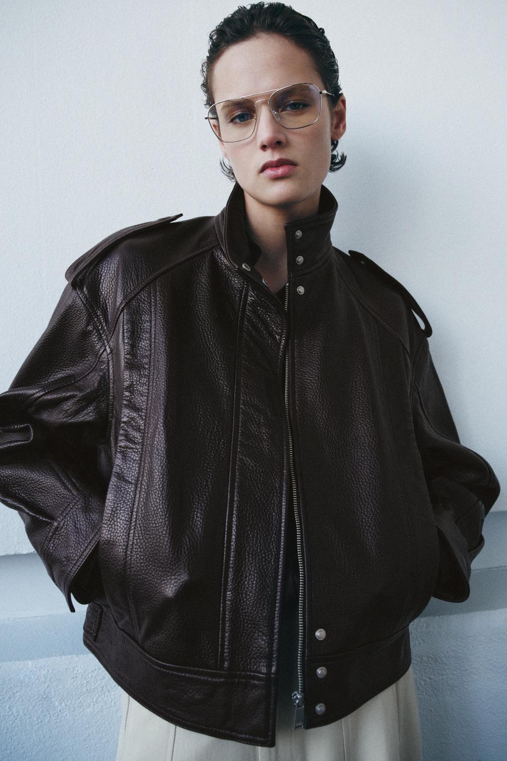 БОМБЕР ИЗ 100% КОЖИ — ZW COLLECTION LIMITED EDITION