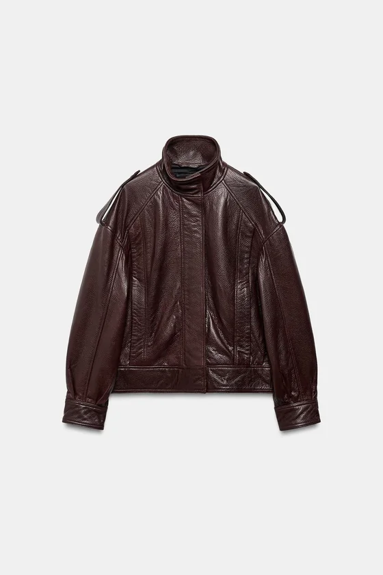 БОМБЕР ИЗ 100% КОЖИ — ZW COLLECTION LIMITED EDITION