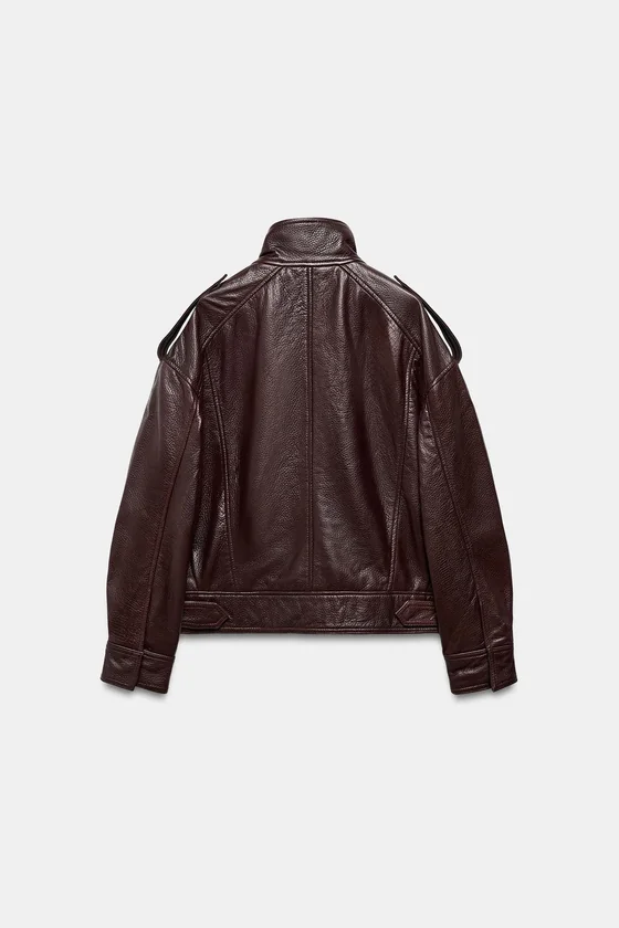 БОМБЕР ИЗ 100% КОЖИ — ZW COLLECTION LIMITED EDITION