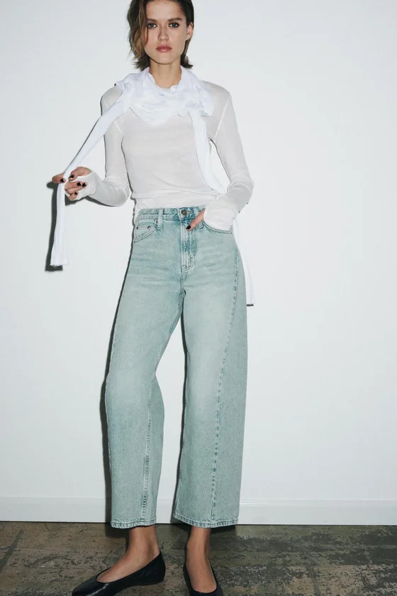 ДЖИНСЫ ZW COLLECTION ANKLE RELAXED СО СРЕДНЕЙ ПОСАДКОЙ