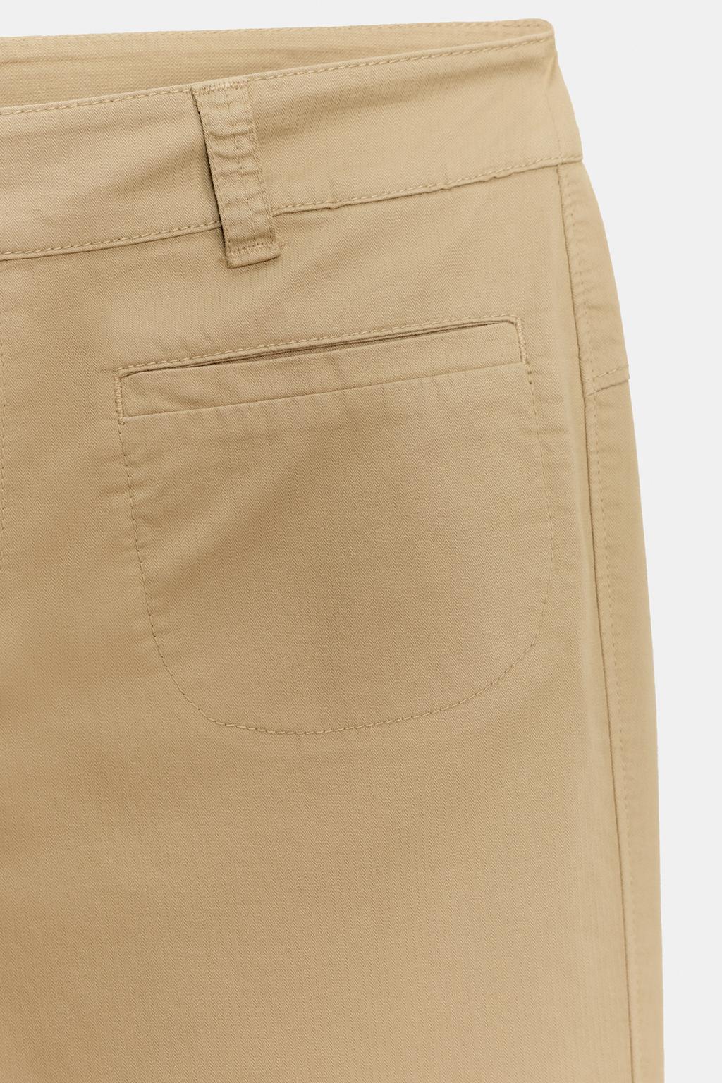 БРЮКИ МИНИ-КЛЁШ С КАРМАНАМИ