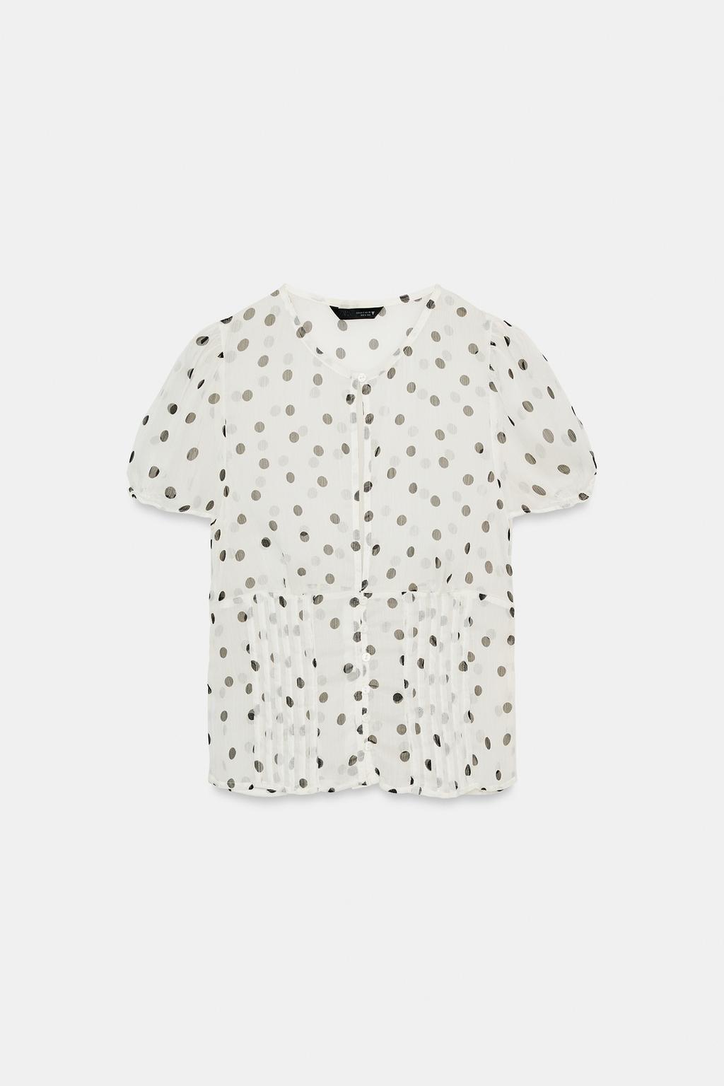 ТОП ИЗ ПОЛУПРОЗРАЧНОГО ЖОРЖЕТА