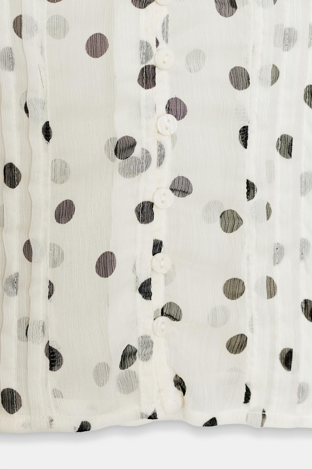 ТОП ИЗ ПОЛУПРОЗРАЧНОГО ЖОРЖЕТА