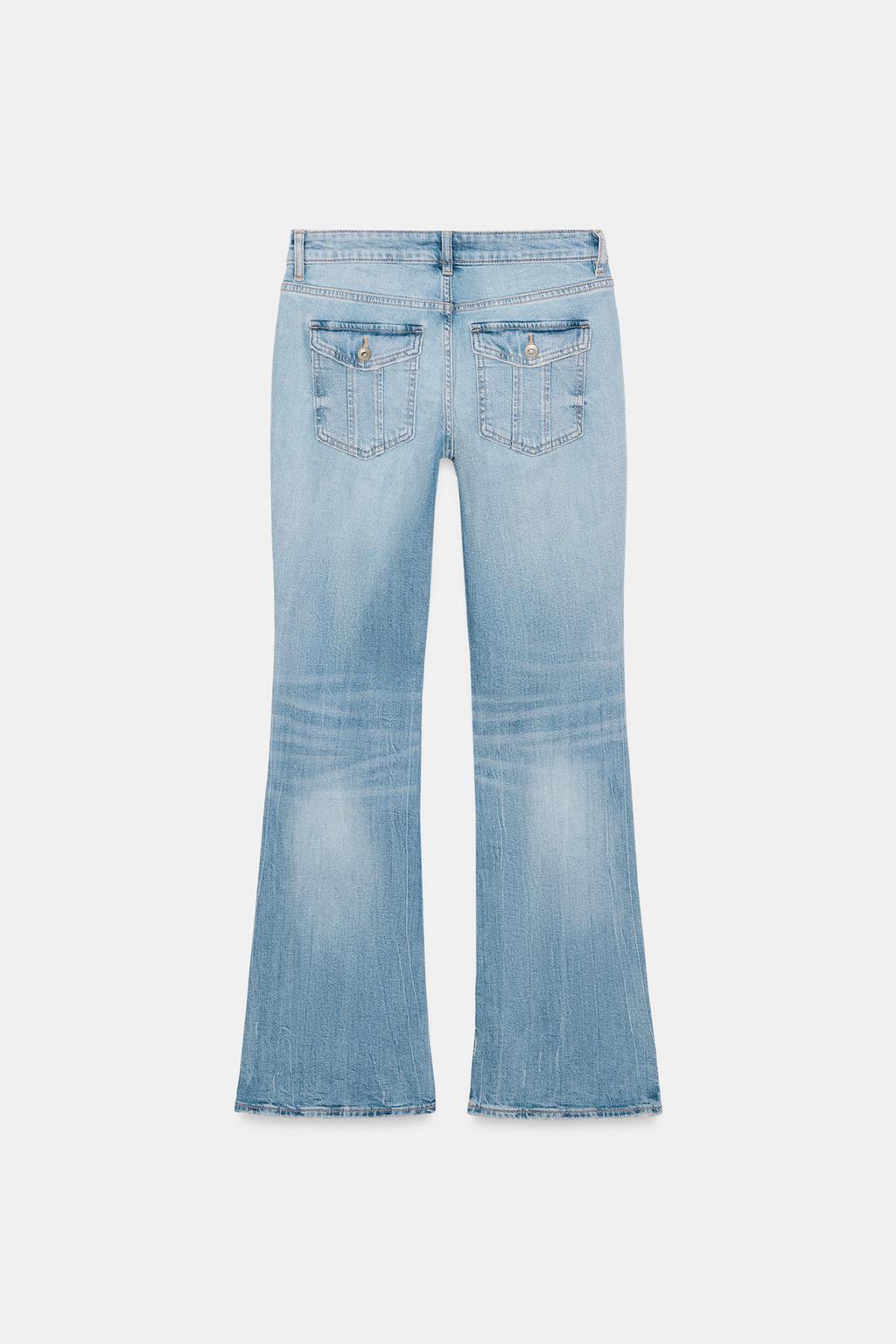 ДЖИНСЫ TRF BOOTCUT С НИЗКОЙ ПОСАДКОЙ