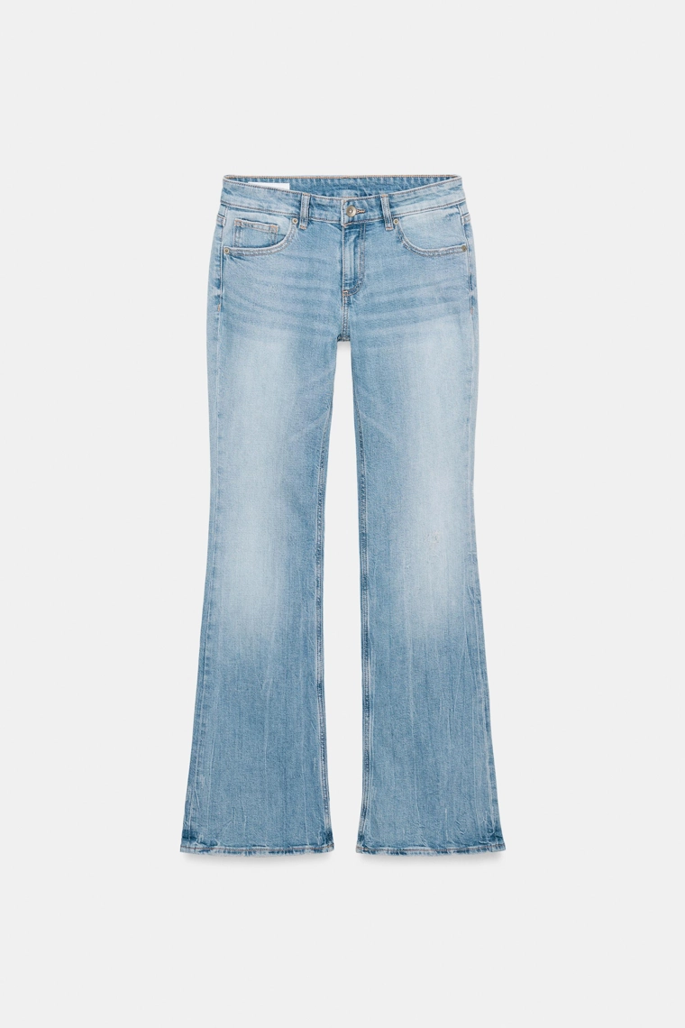 ДЖИНСЫ TRF BOOTCUT С НИЗКОЙ ПОСАДКОЙ