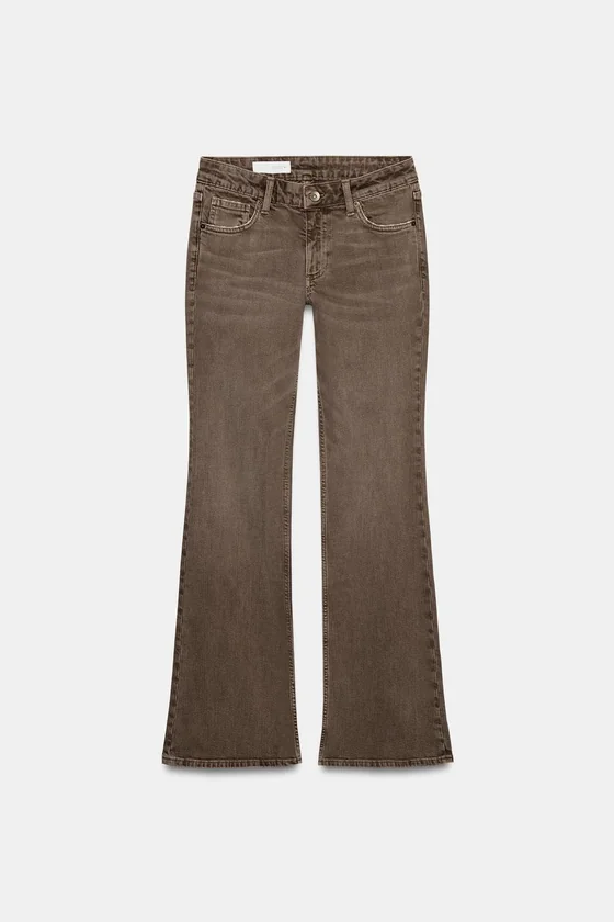 ДЖИНСЫ TRF BOOTCUT С НИЗКОЙ ПОСАДКОЙ