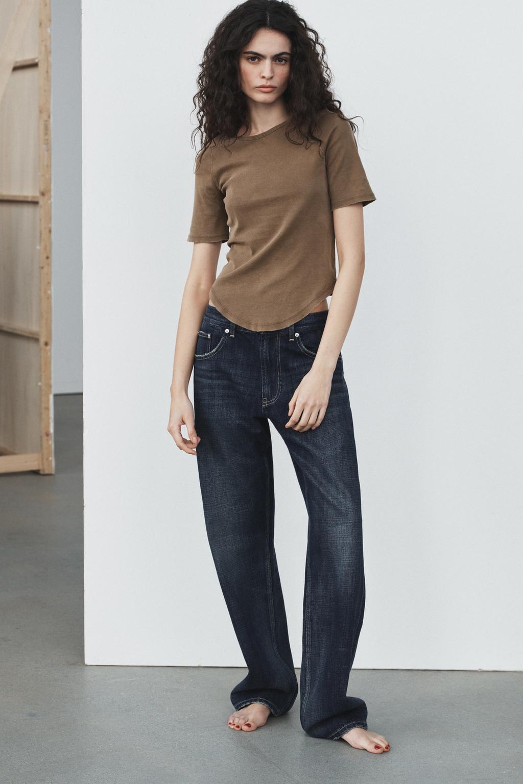 ДЖИНСЫ TRF BAGGY TAPERED С НИЗКОЙ ПОСАДКОЙ