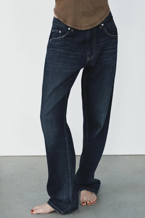 ДЖИНСЫ TRF BAGGY TAPERED С НИЗКОЙ ПОСАДКОЙ