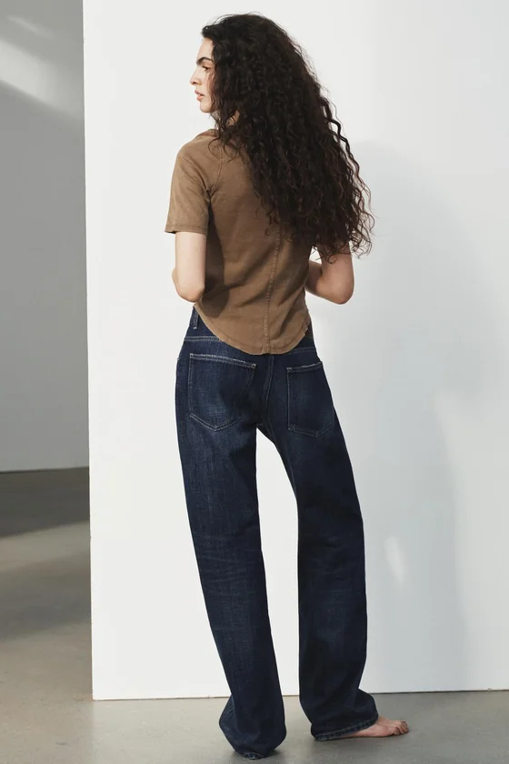 ДЖИНСЫ TRF BAGGY TAPERED С НИЗКОЙ ПОСАДКОЙ