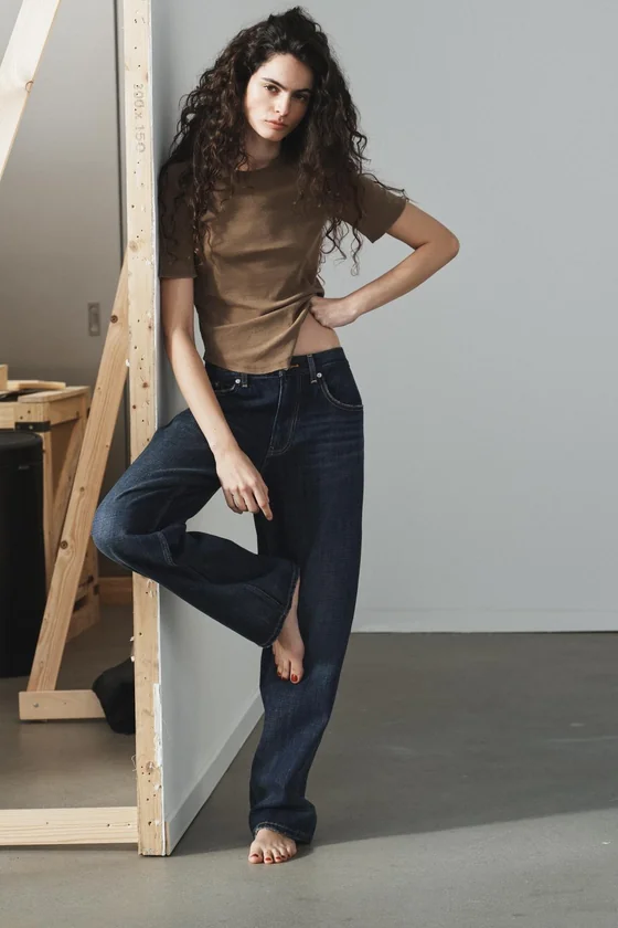 ДЖИНСЫ TRF BAGGY TAPERED С НИЗКОЙ ПОСАДКОЙ