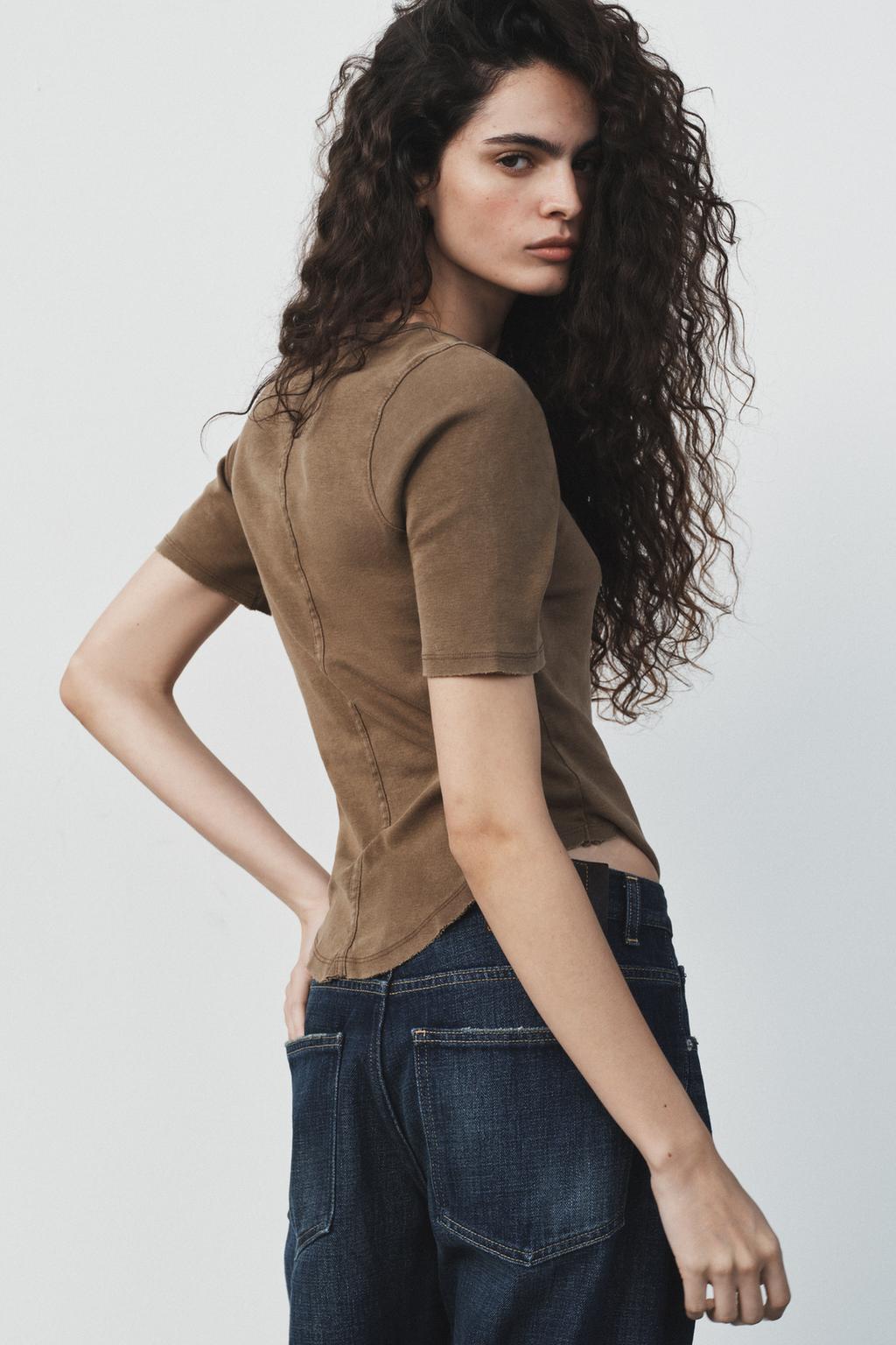 ФУТБОЛКА С ЭФФЕКТОМ ПОТЕРТОСТИ