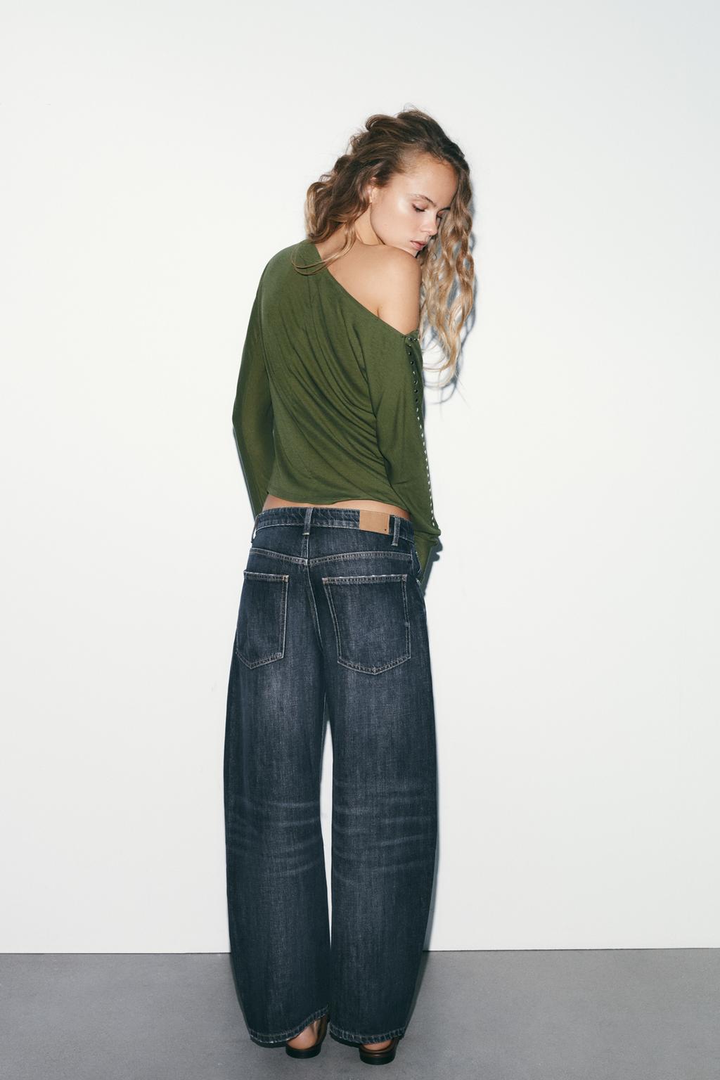 ФУТБОЛКА С ДЛИННЫМИ РУКАВАМИ И ЗАКЛЕПКАМИ