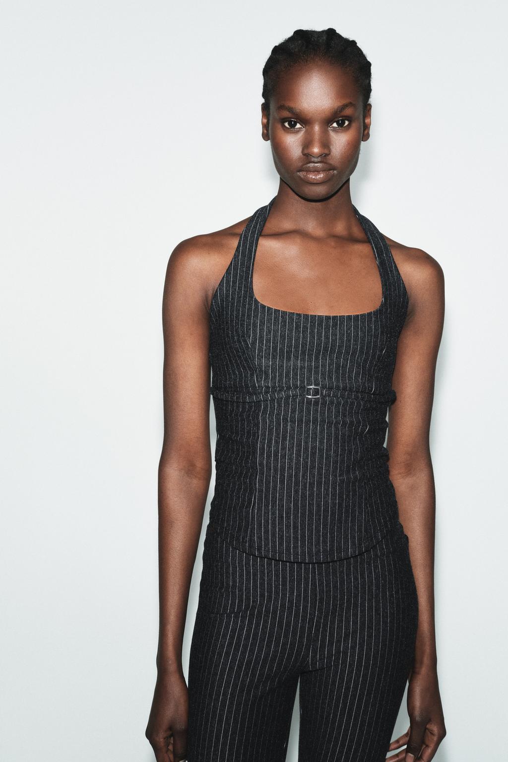 ТОП ХАЛТЕР ИЗ ТРИКОТАЖА ИНТЕРЛОК