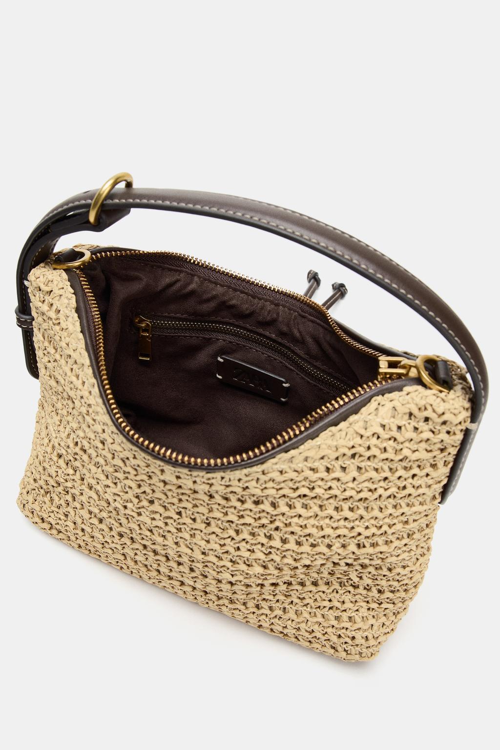 ПЛЕТЕНАЯ МИНИ-СУМКА С РУЧКОЙ