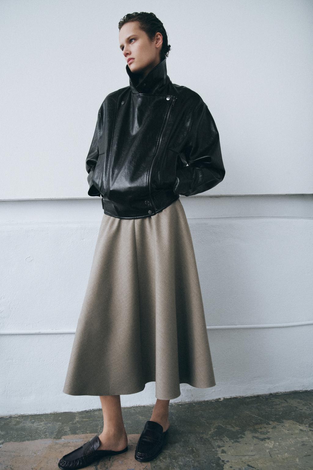 КУРТКА ИЗ ИСКУССТВЕННОЙ КОЖИ — ZW COLLECTION