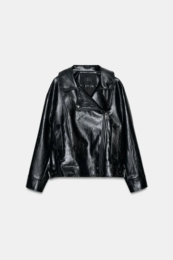 КУРТКА ИЗ ИСКУССТВЕННОЙ КОЖИ — ZW COLLECTION