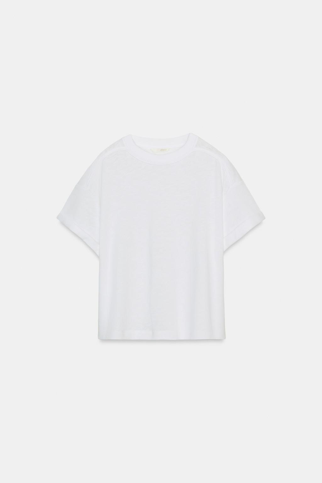 ХЛОПКОВАЯ ФУТБОЛКА С КОРОТКИМИ РУКАВАМИ