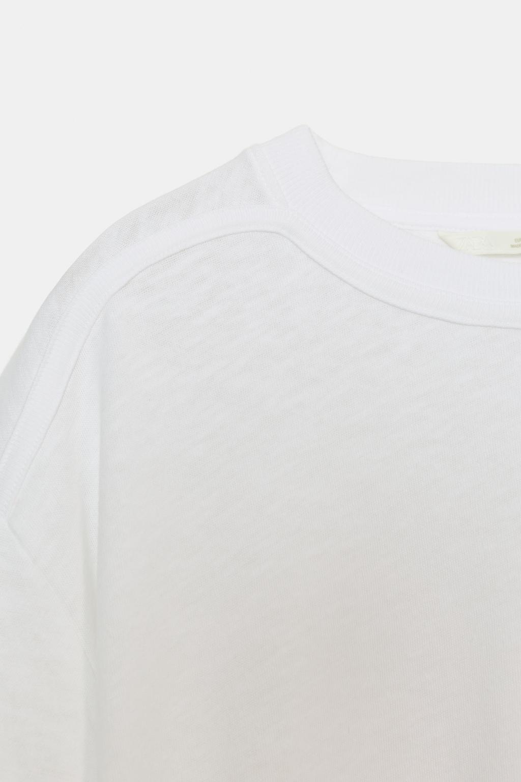 ХЛОПКОВАЯ ФУТБОЛКА С КОРОТКИМИ РУКАВАМИ