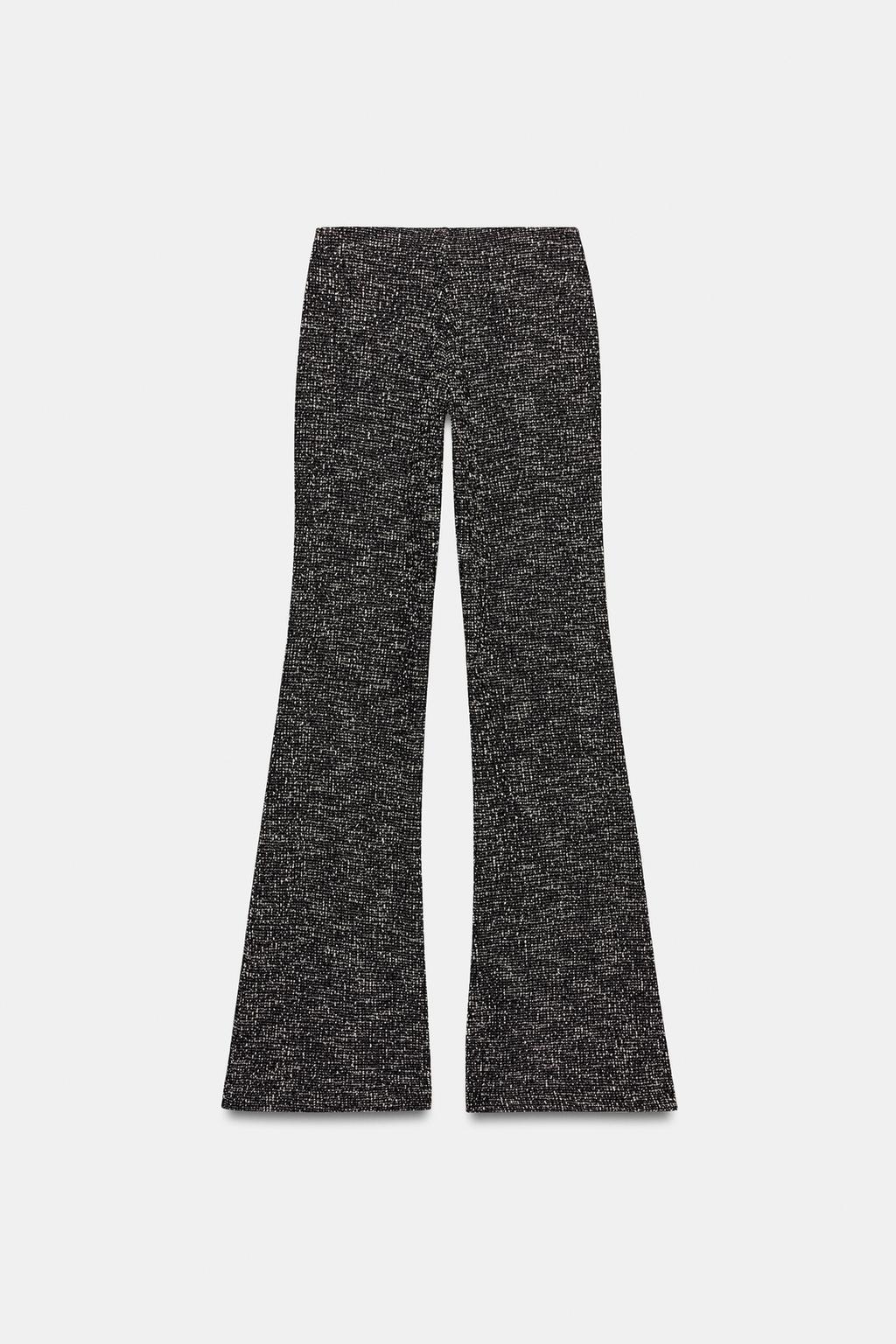 БРЮКИ FLARE С РЕЛЬЕФНОЙ СТРУКТУРОЙ