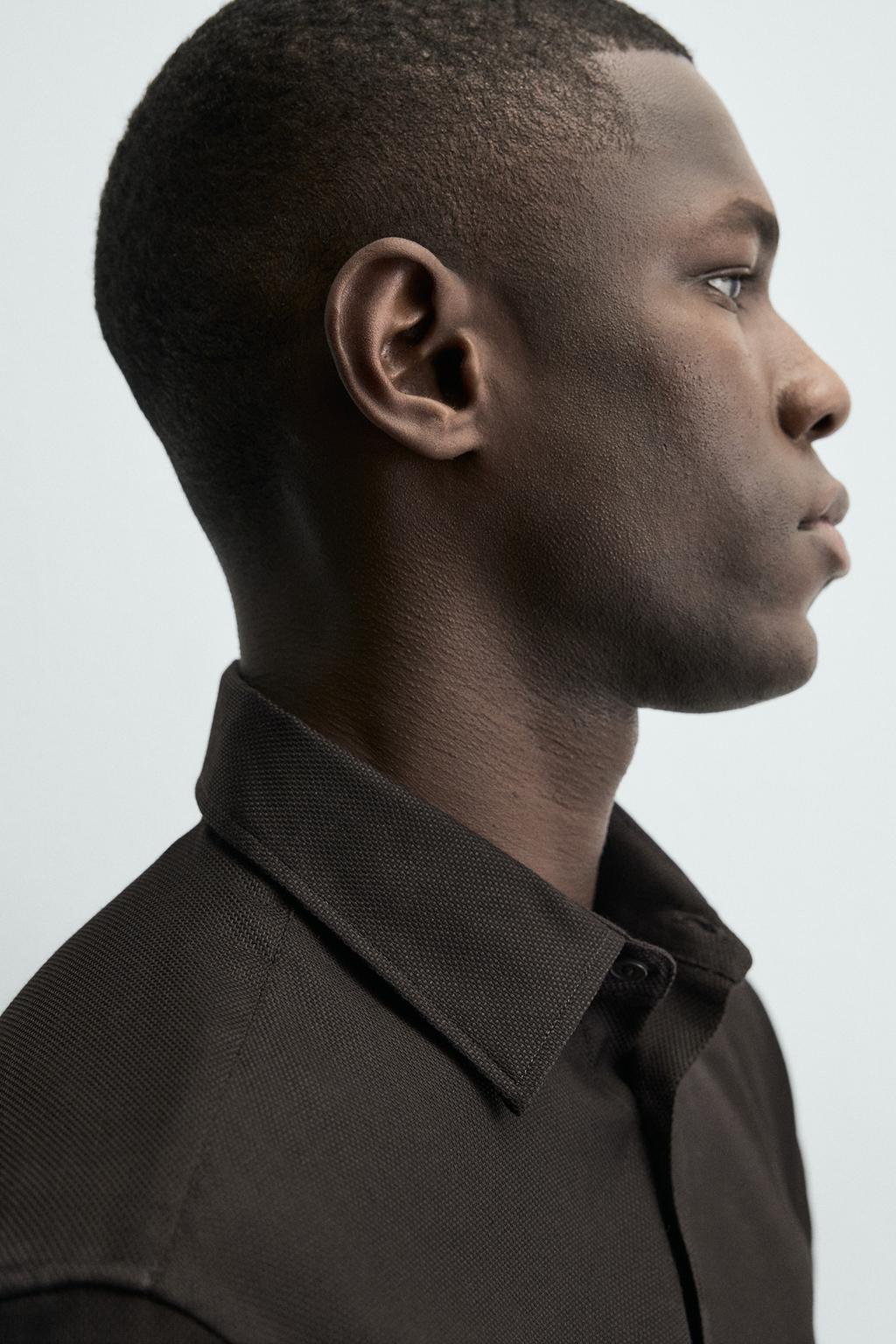 РУБАШКА ИЗ РЕЛЬЕФНОЙ ТКАНИ EASY CARE