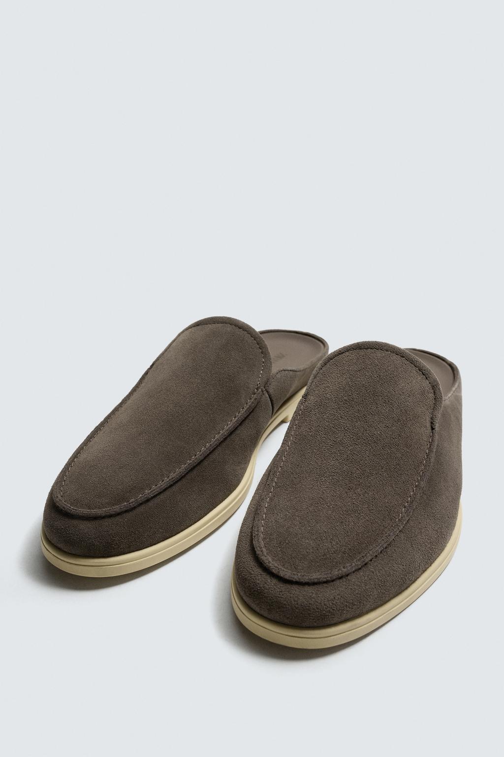 КОЖАНЫЕ ЛОФЕРЫ БЕЗ ЗАДНИКА