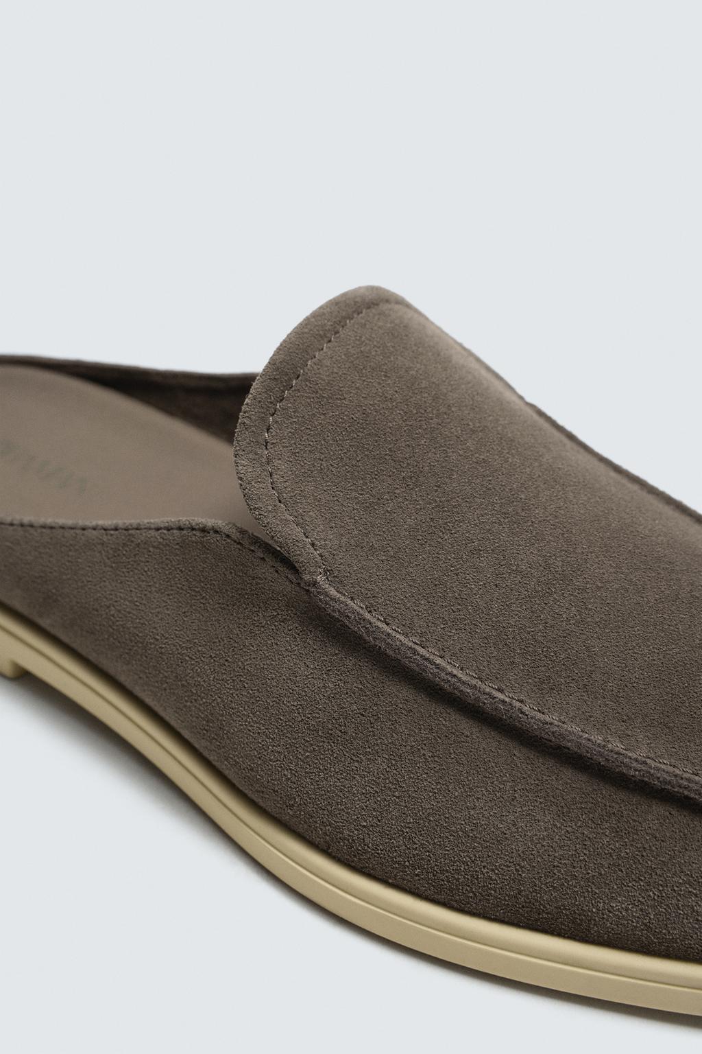 КОЖАНЫЕ ЛОФЕРЫ БЕЗ ЗАДНИКА