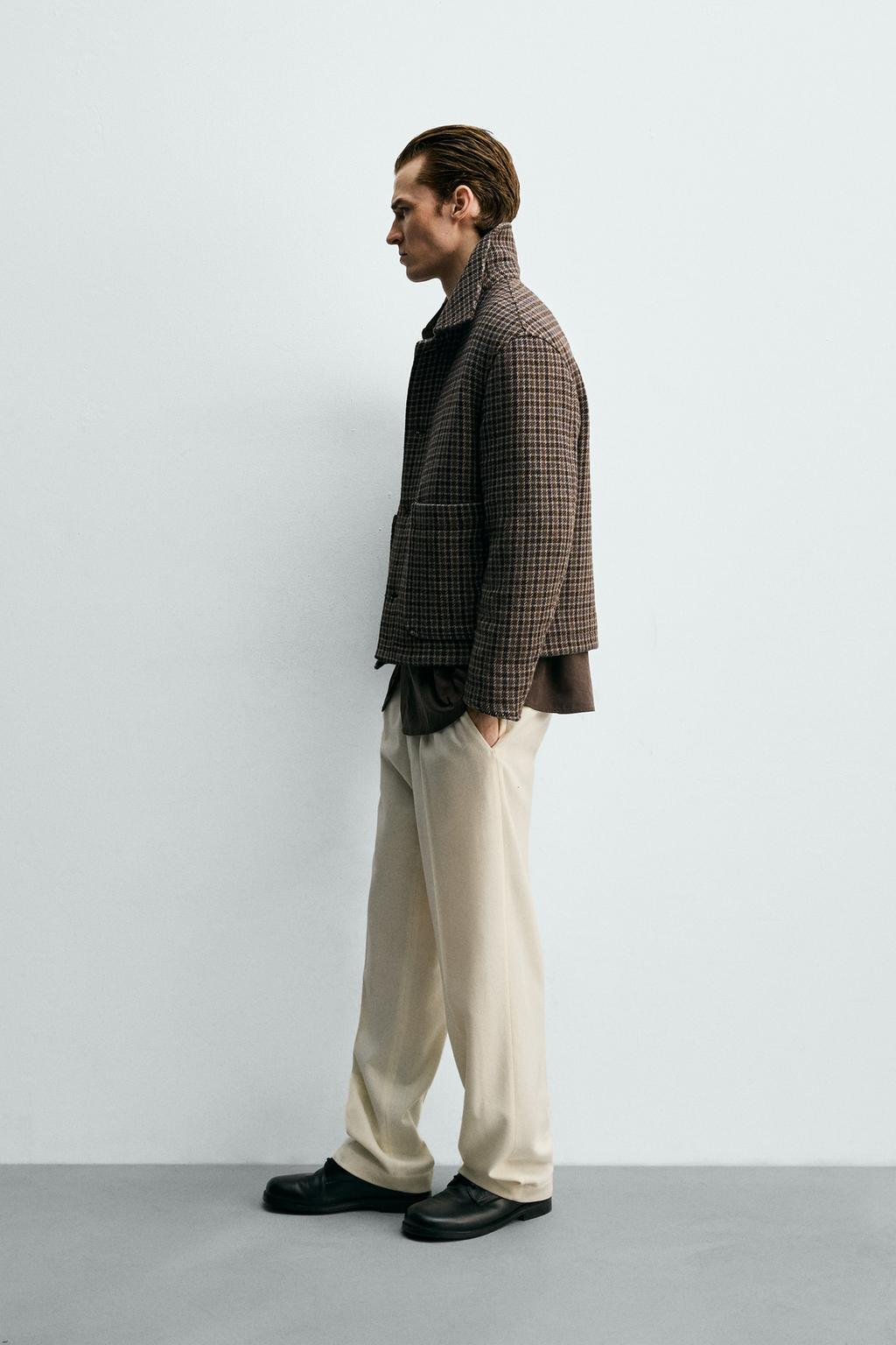 КУРТКА В КЛЕТКУ С КАРМАНАМИ