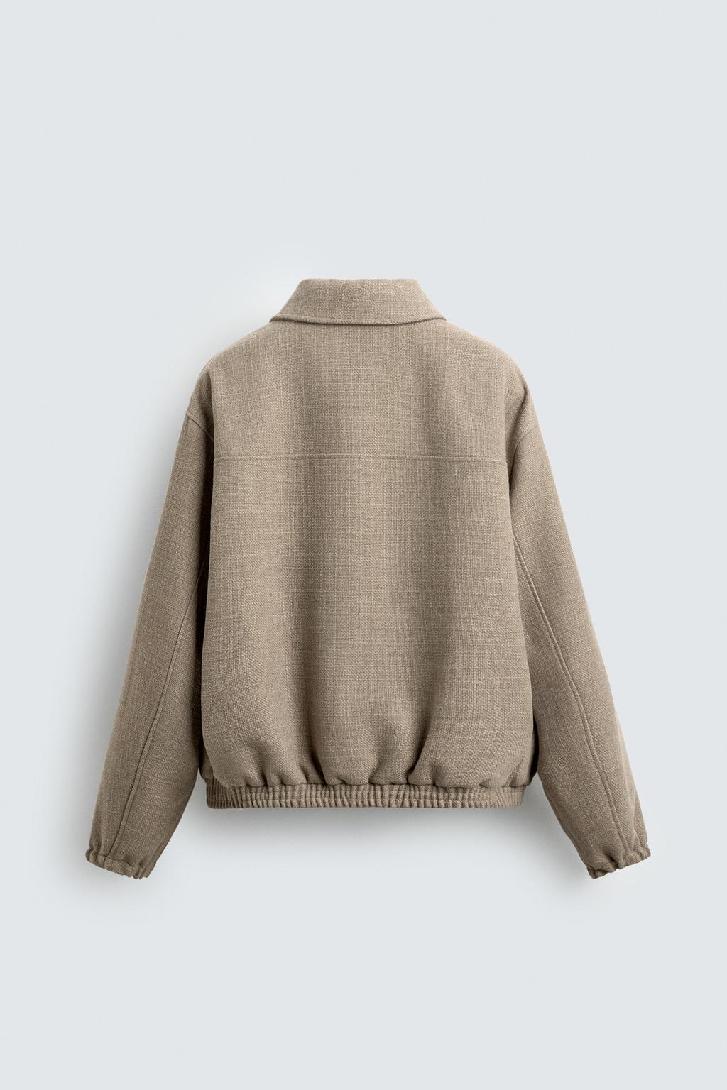 КУРТКА REGULAR FIT С РЕЛЬЕФНОЙ ТКАНЬЮ