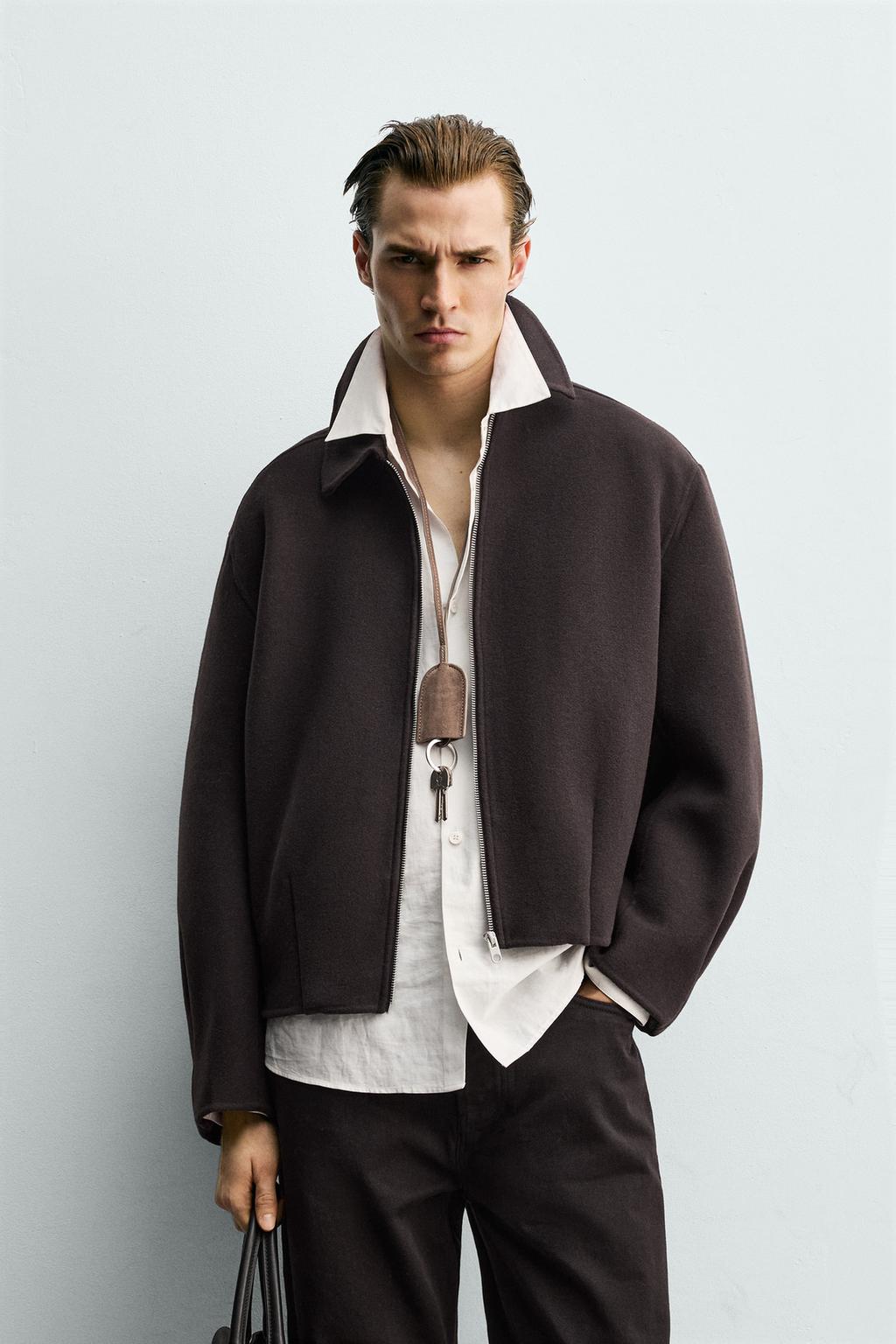 КУРТКА СВОБОДНОГО КРОЯ ИЗ ШЕРСТИ