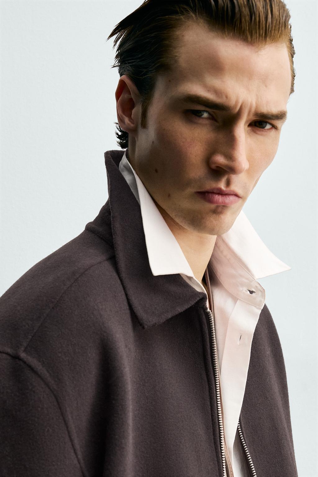 КУРТКА СВОБОДНОГО КРОЯ ИЗ ШЕРСТИ