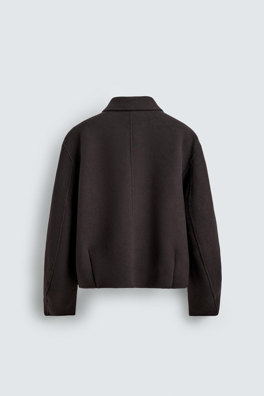 КУРТКА СВОБОДНОГО КРОЯ ИЗ ШЕРСТИ