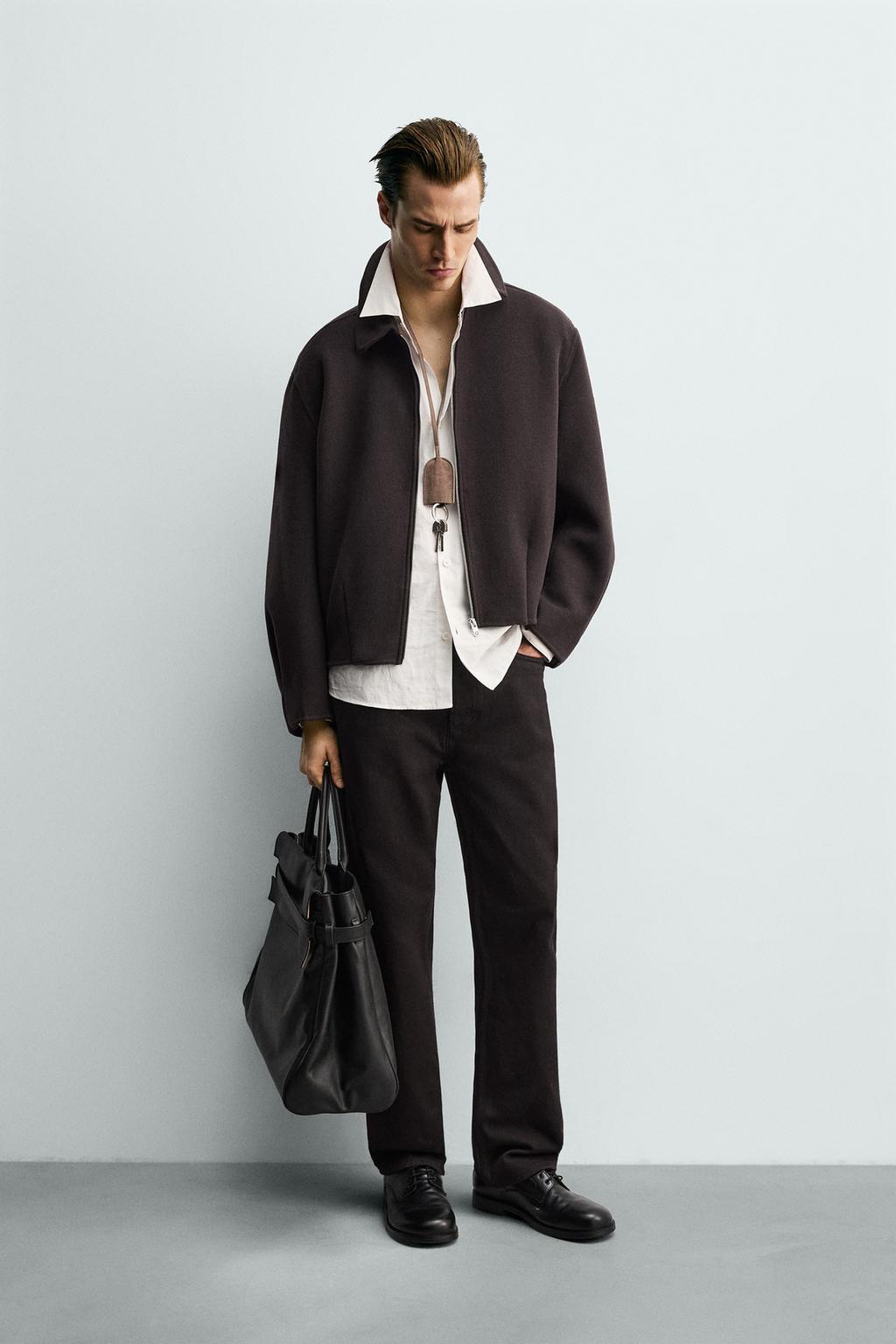 КУРТКА СВОБОДНОГО КРОЯ ИЗ ШЕРСТИ