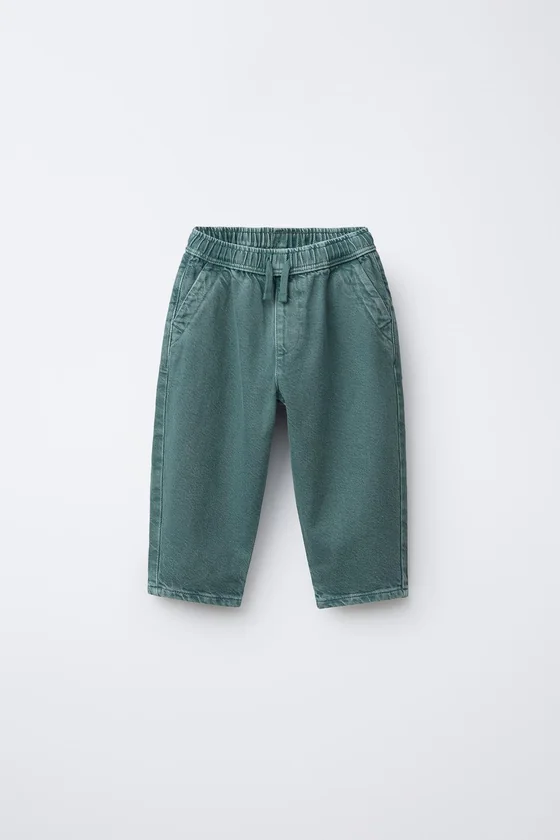 БРЮКИ BAGGY ИЗ САРЖИ
