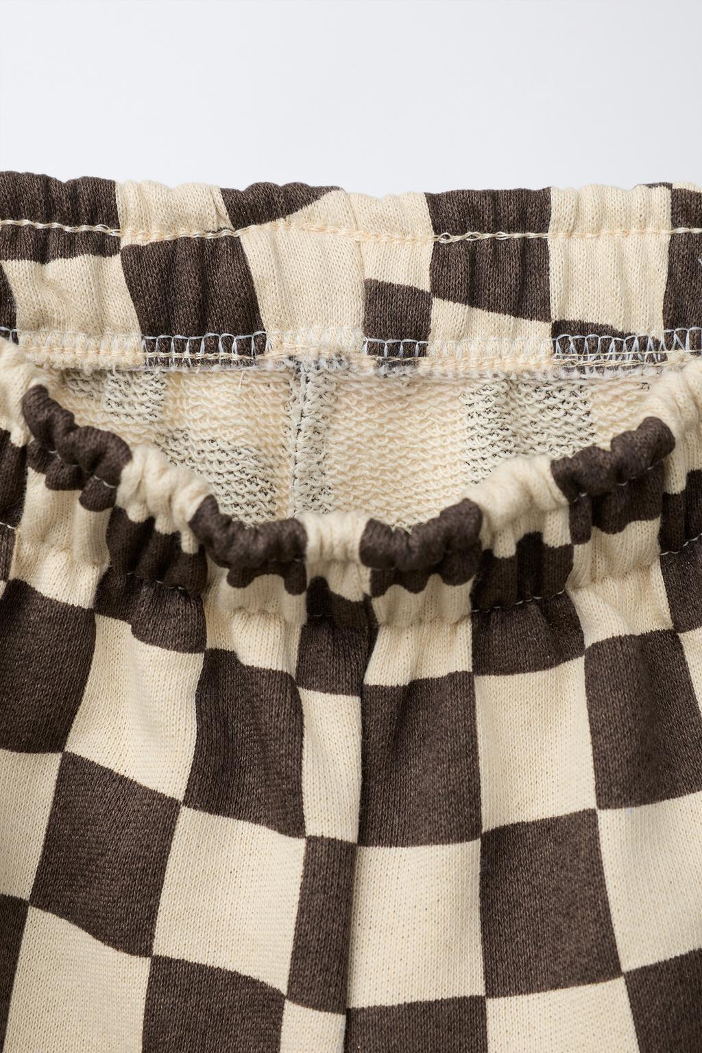 БРЮКИ BALLOON В ШАХМАТНУЮ КЛЕТКУ