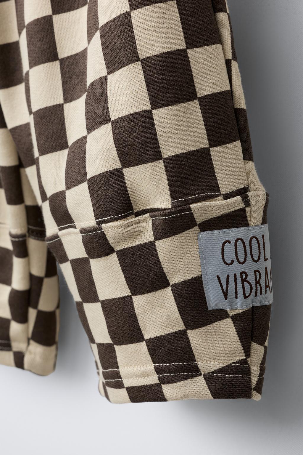 БРЮКИ BALLOON В ШАХМАТНУЮ КЛЕТКУ