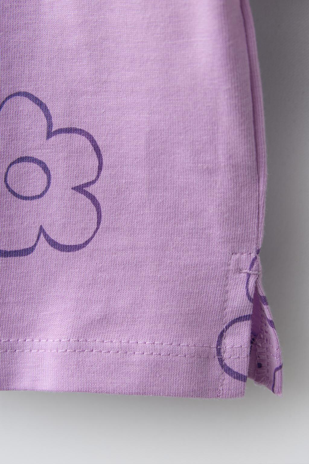 ФУТБОЛКА С ЦВЕТОЧНЫМ ПРИНТОМ